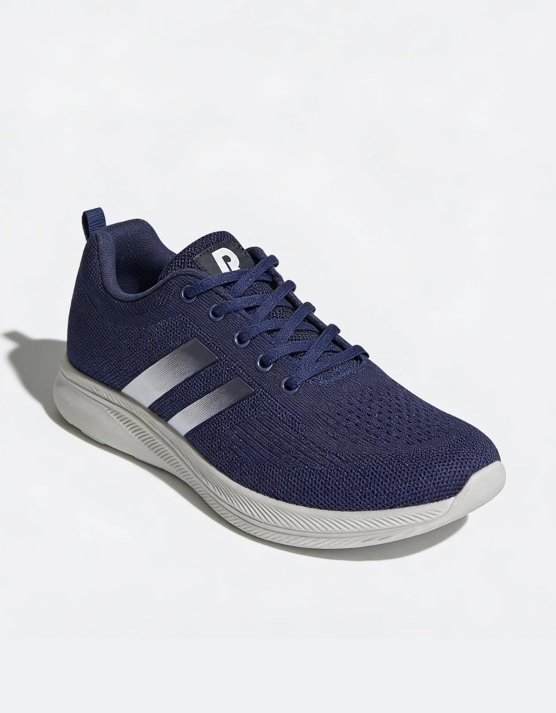 DEK PLANET Mens Casual Trainers Navy Blue