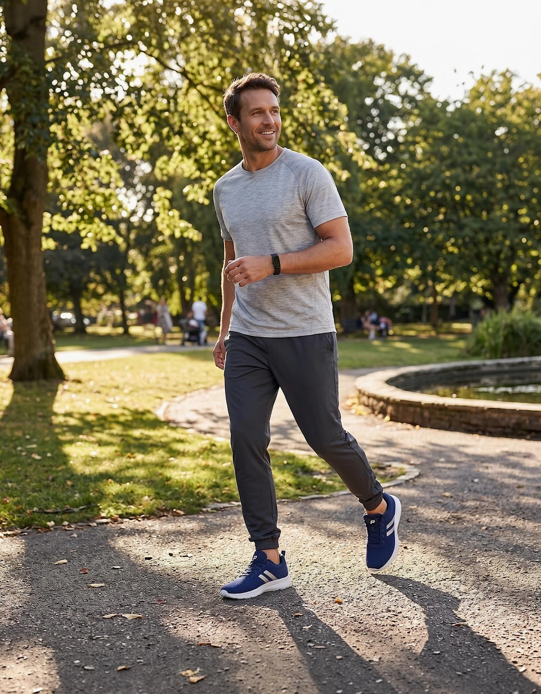 DEK PLANET Mens Casual Trainers Navy Blue