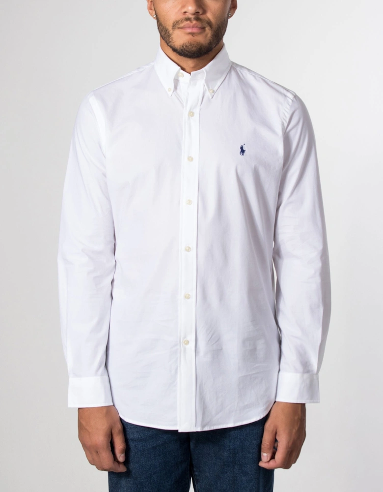 Custom Fit Stretch Poplin Shirt