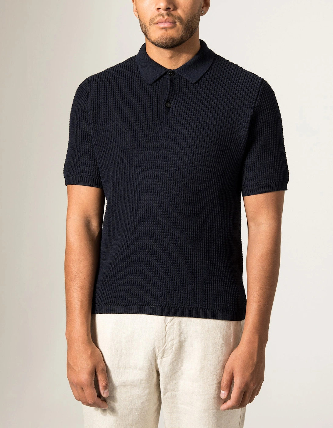 Anholt Cotton Crepe Polo Shirt
