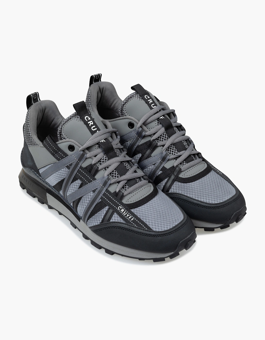 CRUYFF Mens Trainers Fearia Shock Absorbing Lace Up grey UK Size