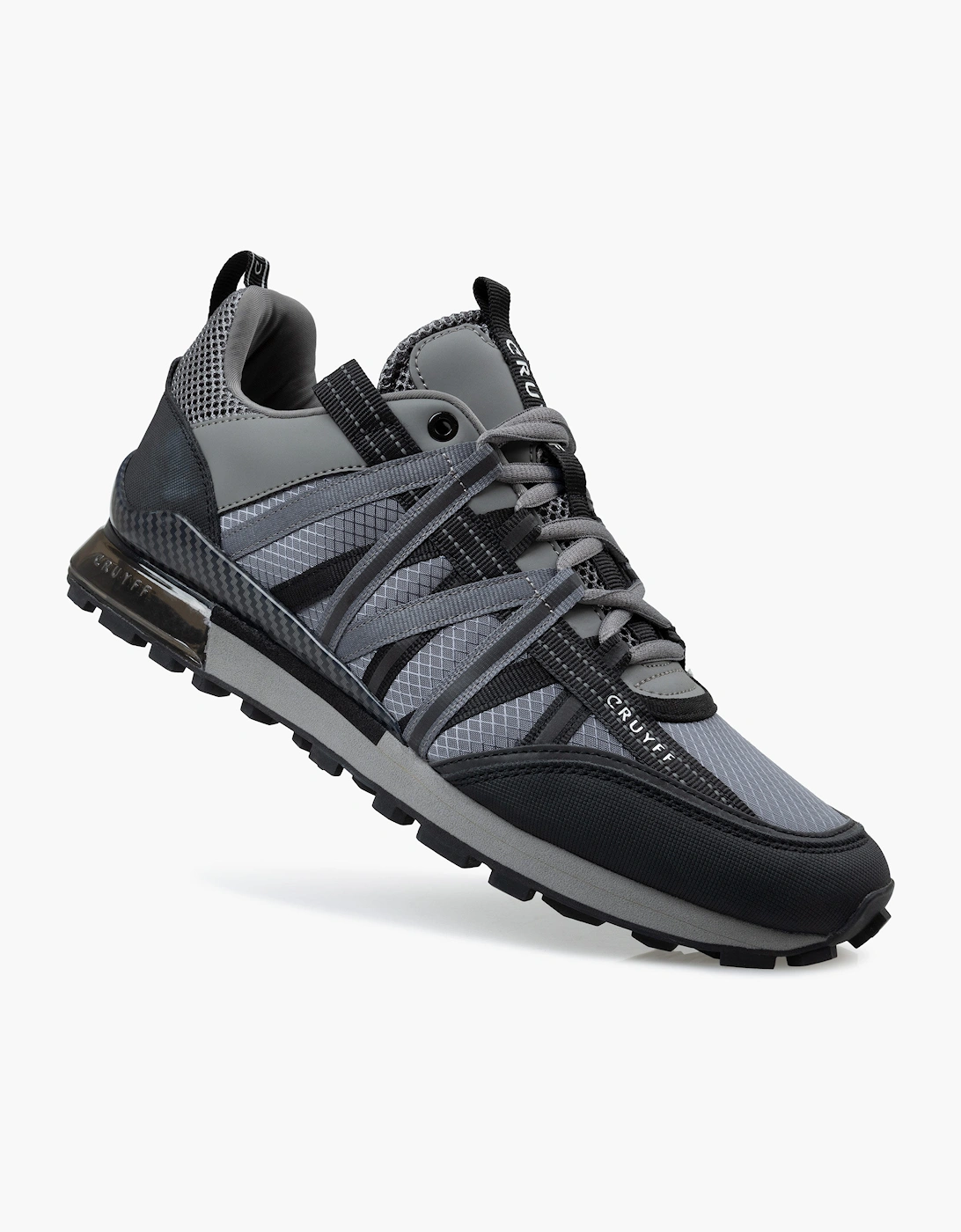 CRUYFF Mens Trainers Fearia Shock Absorbing Lace Up grey UK Size