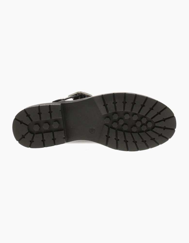 Apache Womens School Shoes Tremble Buckle black patent UK Size