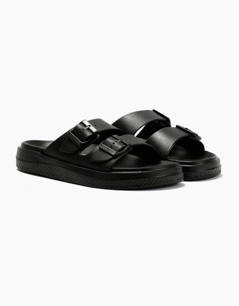 Penguin Playa Men's Black Sandals