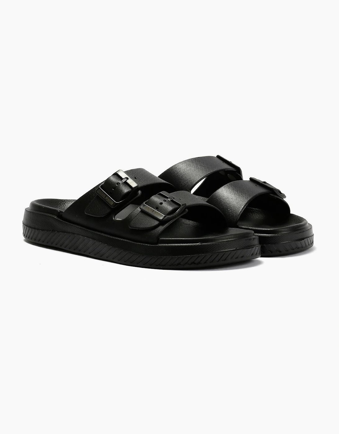 Penguin Playa Men's Black Sandals