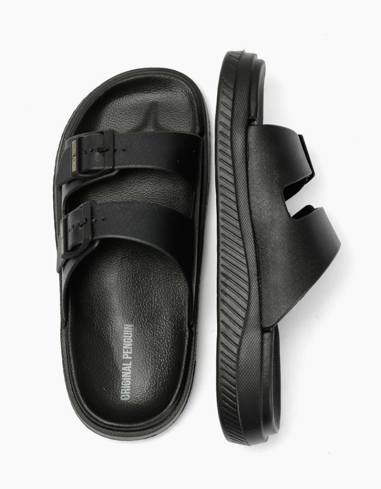 Penguin Playa Men's Black Sandals