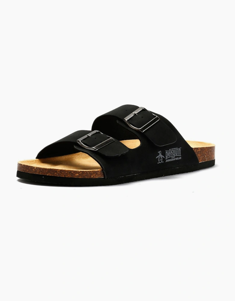 Penguin Port 2 Men's Black Sandals