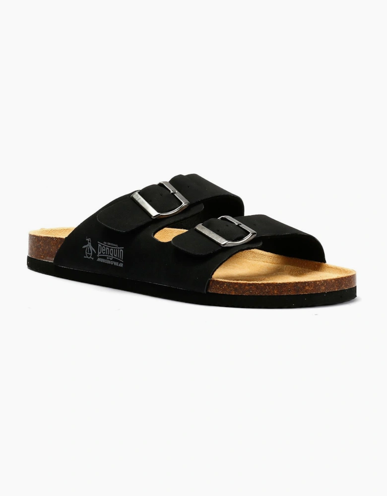Penguin Port 2 Men's Black Sandals