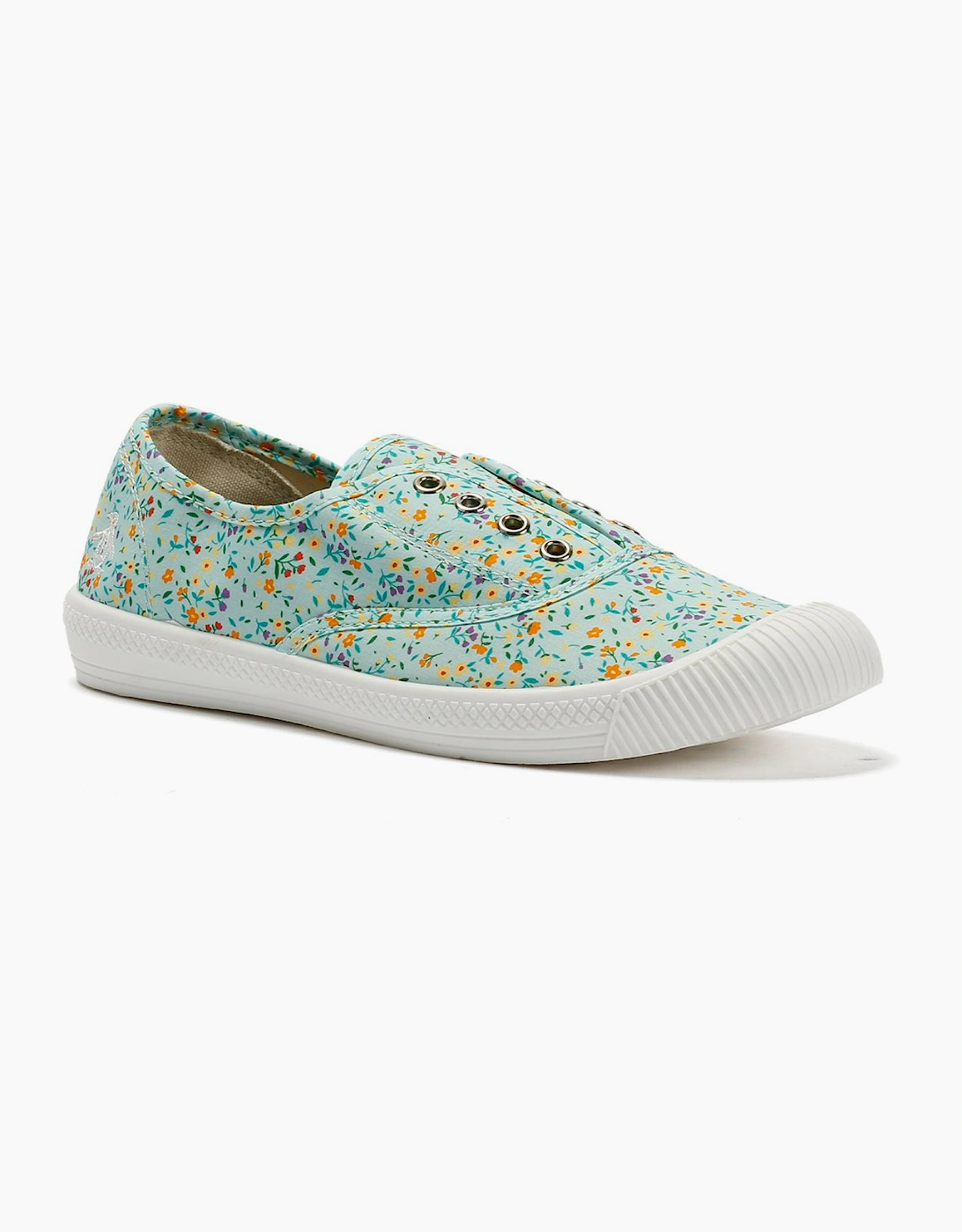 Penguin Anita Canvas Women's Sage Floral Pumps
