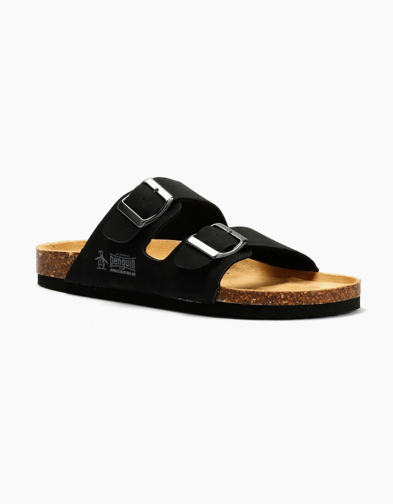 Penguin Port 2 Women's Black Sandals