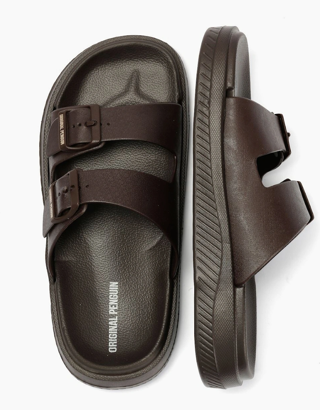 Penguin Playa Men's Chocolate Sandals