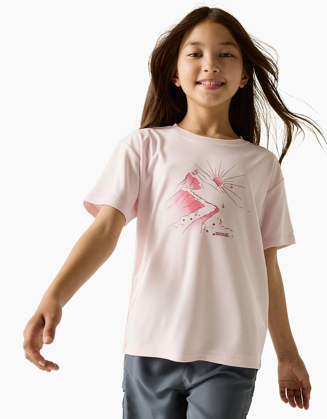 Regatta Kids Aria Short Sleeve T-Shirt, 2 of 1