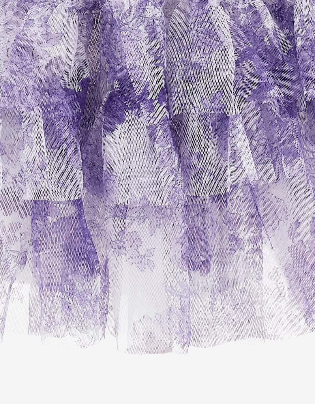 Monnalisa Girls Monochrome Tulle Skirt in Purple