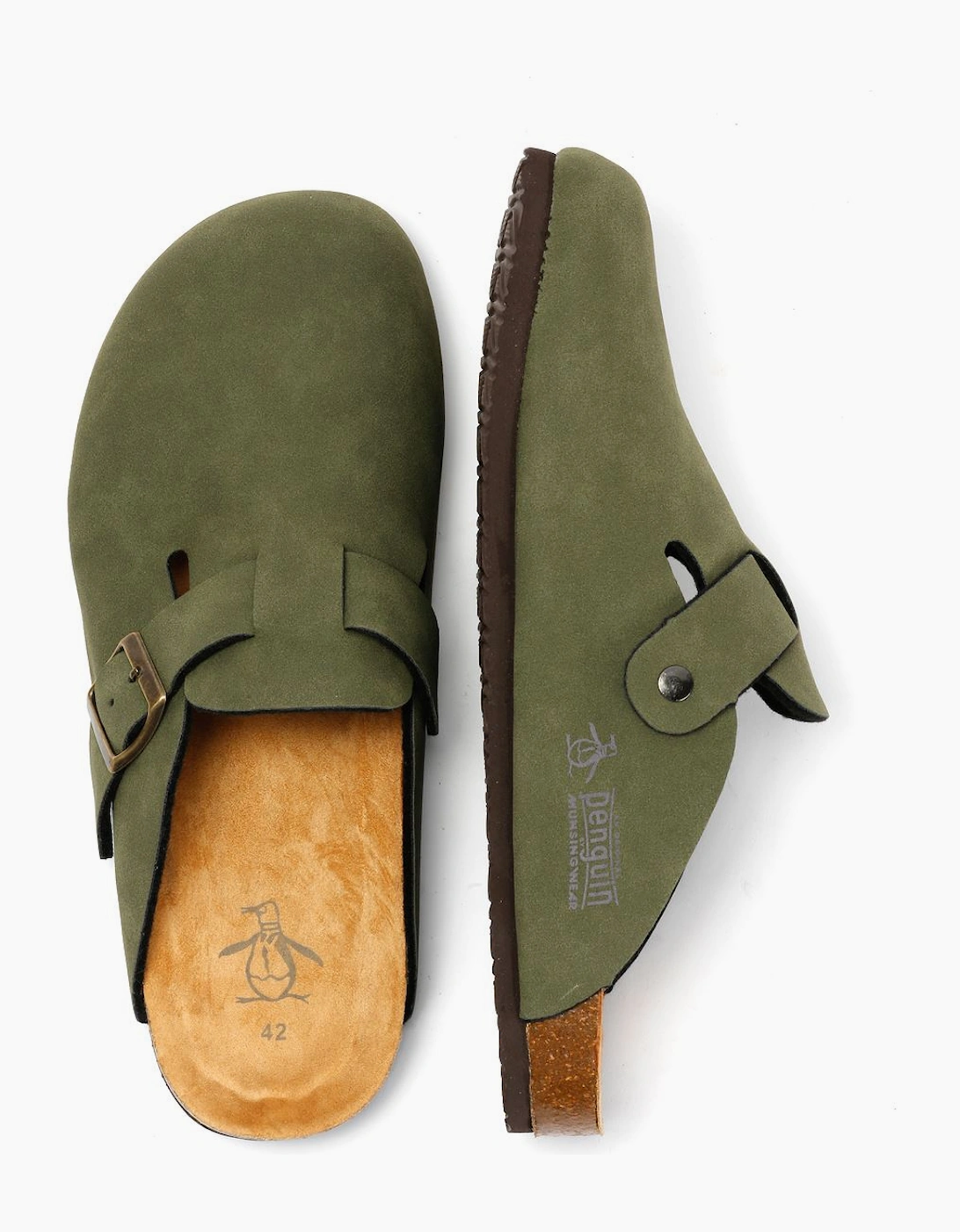 Penguin Pappy Men's Khaki Mules