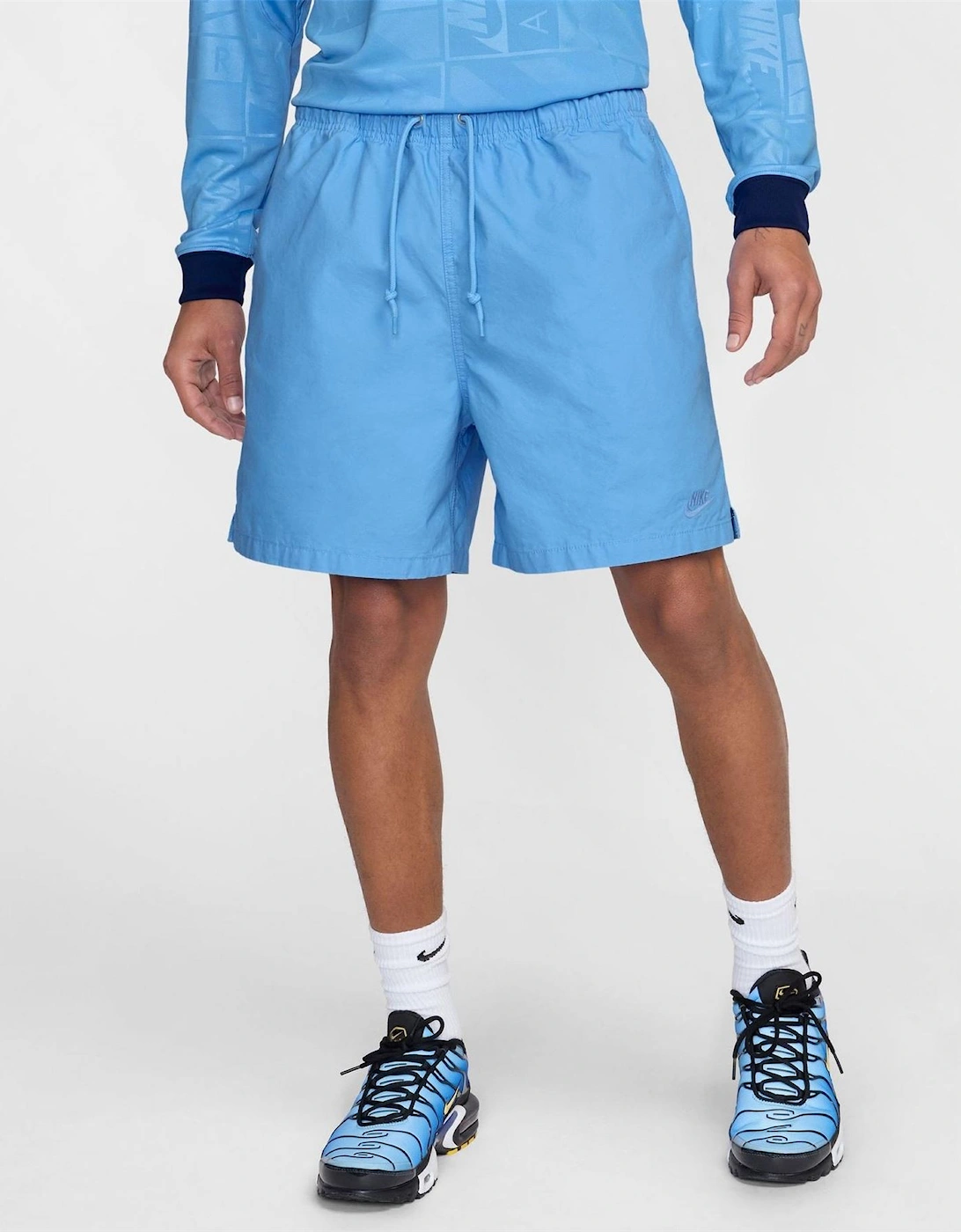 Flow Solid Athletic Shorts with Elasticated Waistband