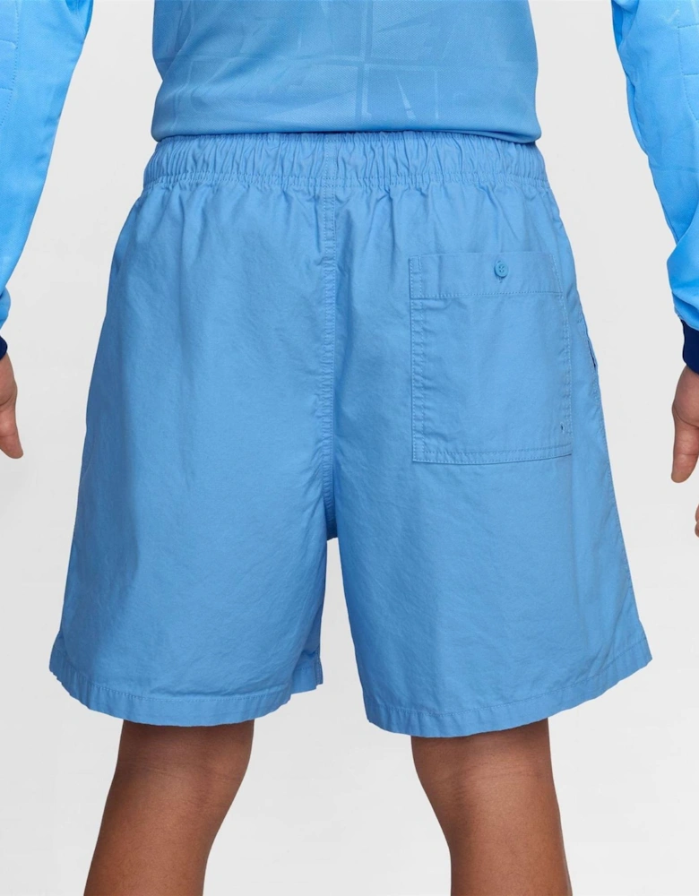 Flow Solid Athletic Shorts with Elasticated Waistband