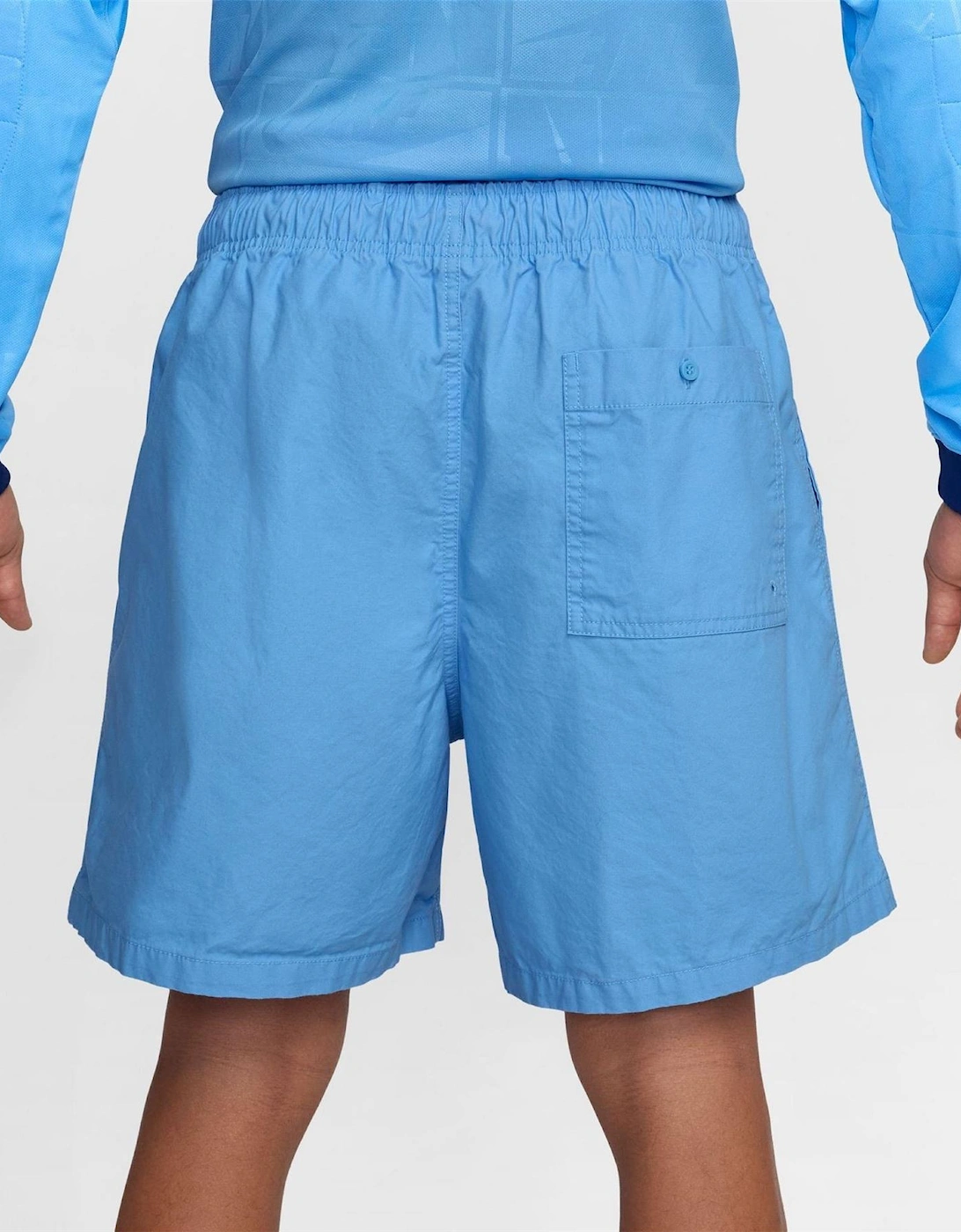 Flow Solid Athletic Shorts with Elasticated Waistband