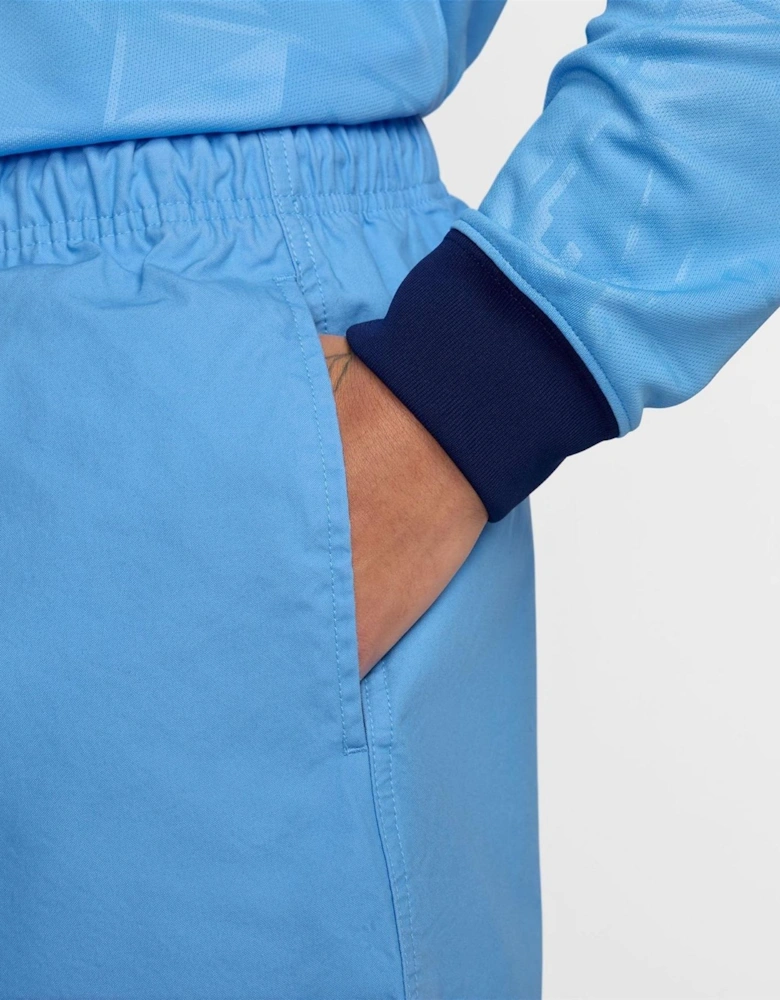 Flow Solid Athletic Shorts with Elasticated Waistband