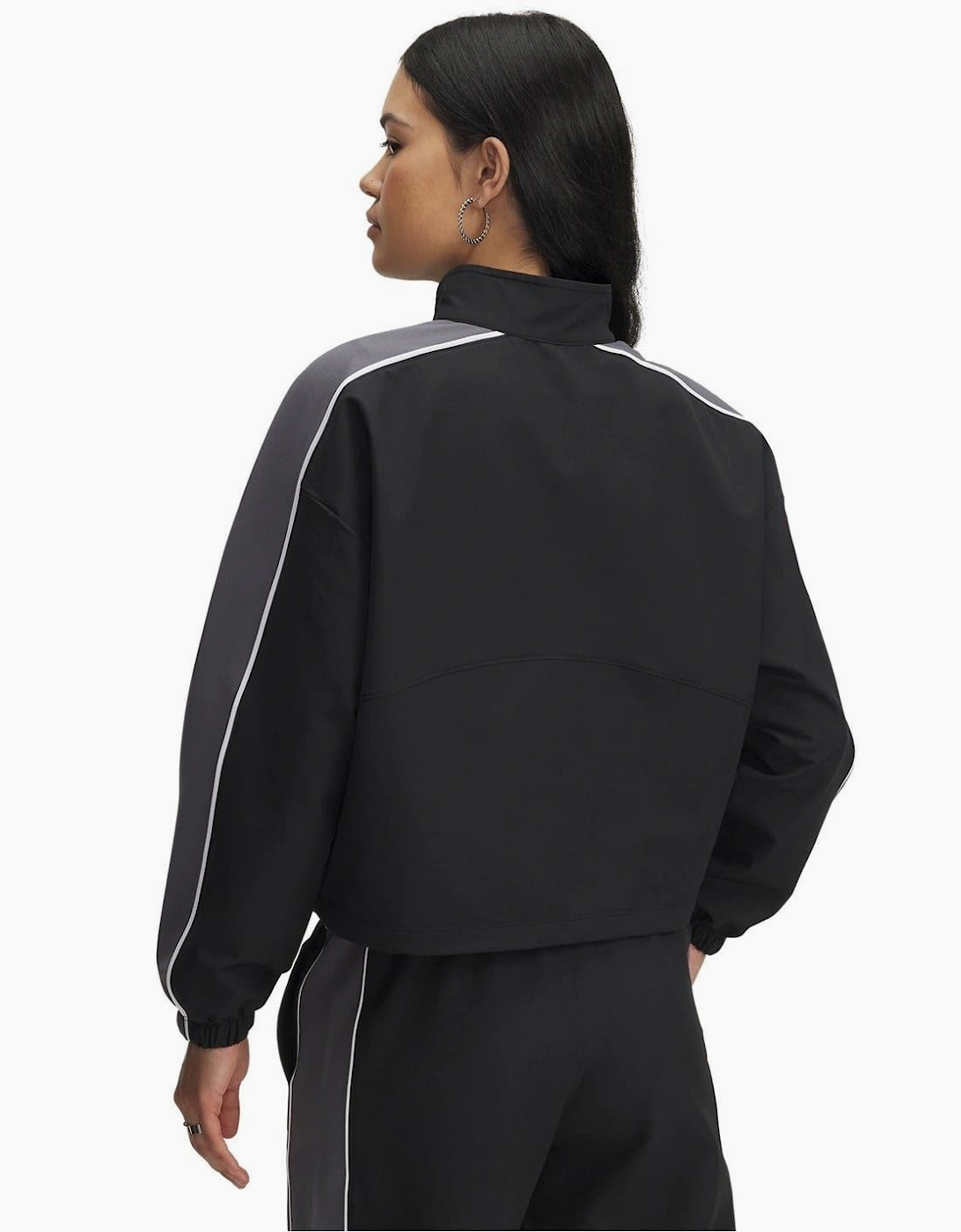 UA Rival Color Block Quarter Zipper Track Jacket