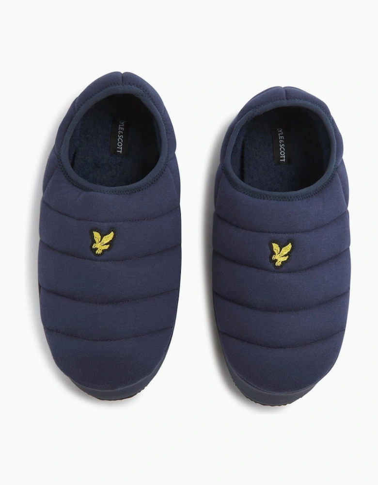 Padded Textured Moccasin Slippers