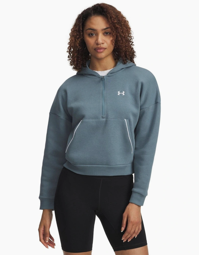 UA Rival Relaxed Fit Drop Shoulder Hooded Neck Sweatshirt
