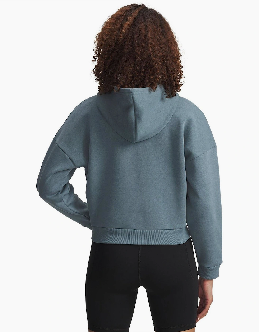 UA Rival Relaxed Fit Drop Shoulder Hooded Neck Sweatshirt