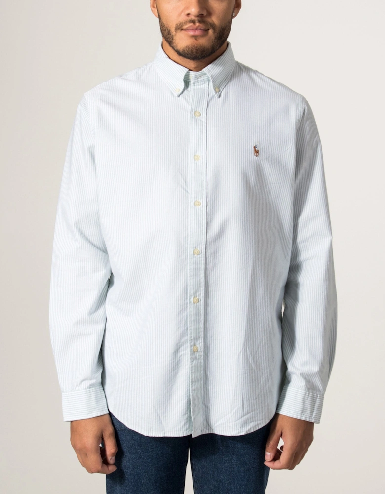 Custom Fit Striped Oxford Shirt