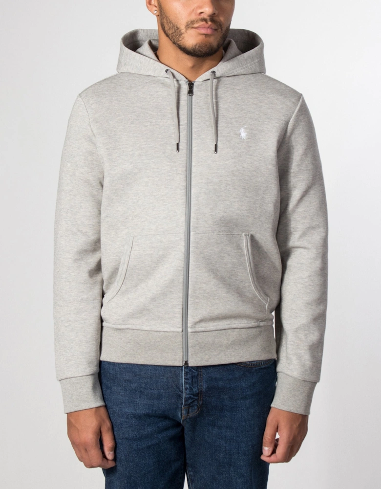 Zip Through Double Knit Hoodie