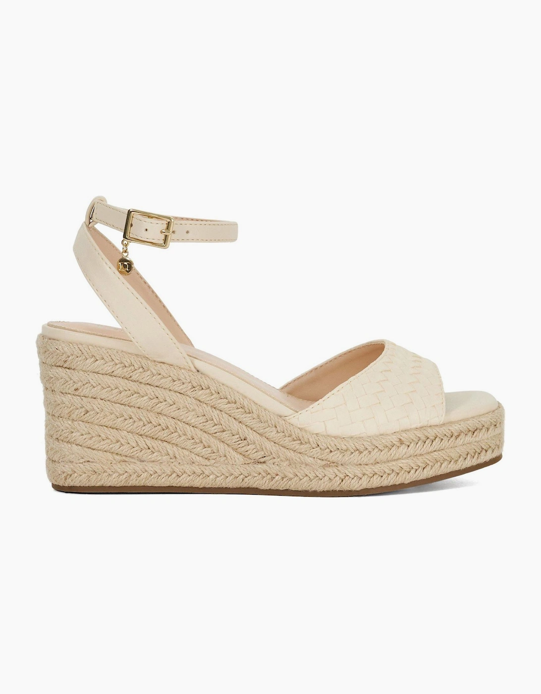 Dune London Dune London Women's Kerries High Heel Wedge Espadrille Sandals - Cream