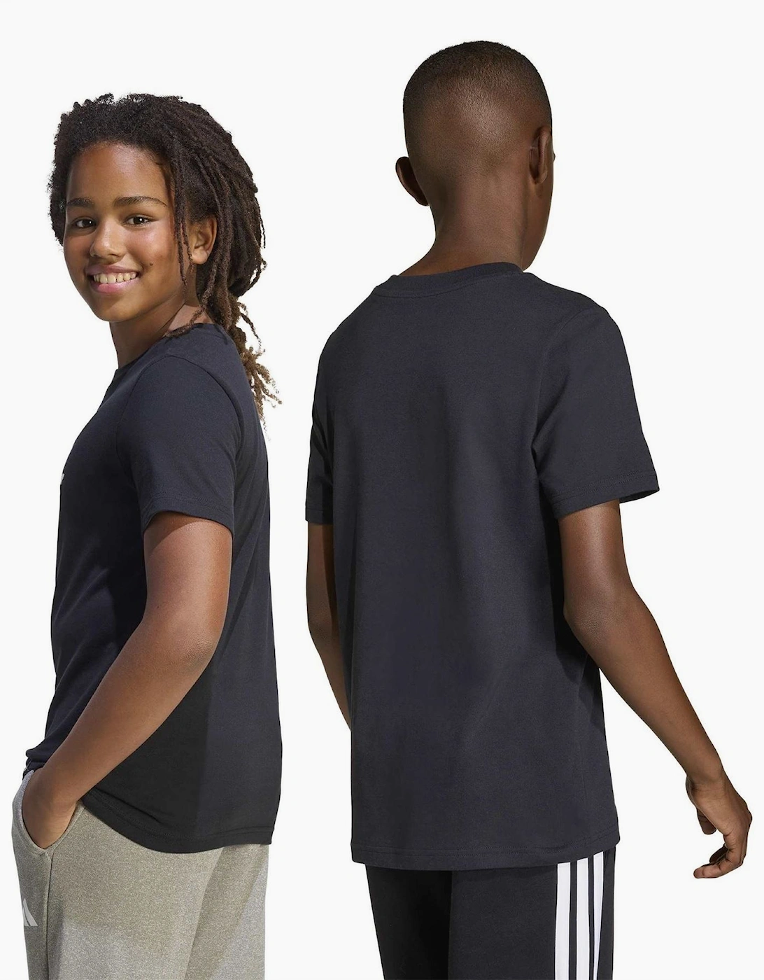 Text Graphic Crew Neck Short Sleeve T-Shirt