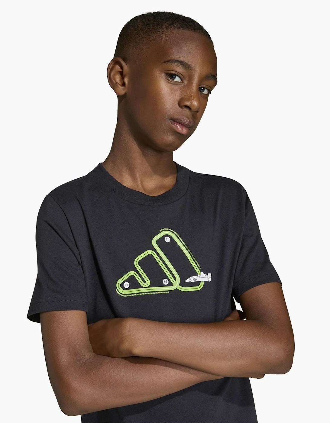 Text Graphic Crew Neck Short Sleeve T-Shirt