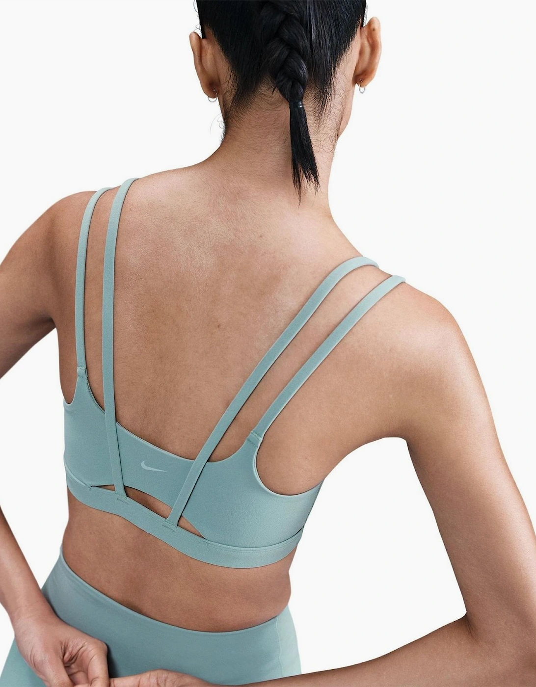 Alate Spaghetti Strap Cropped Bra