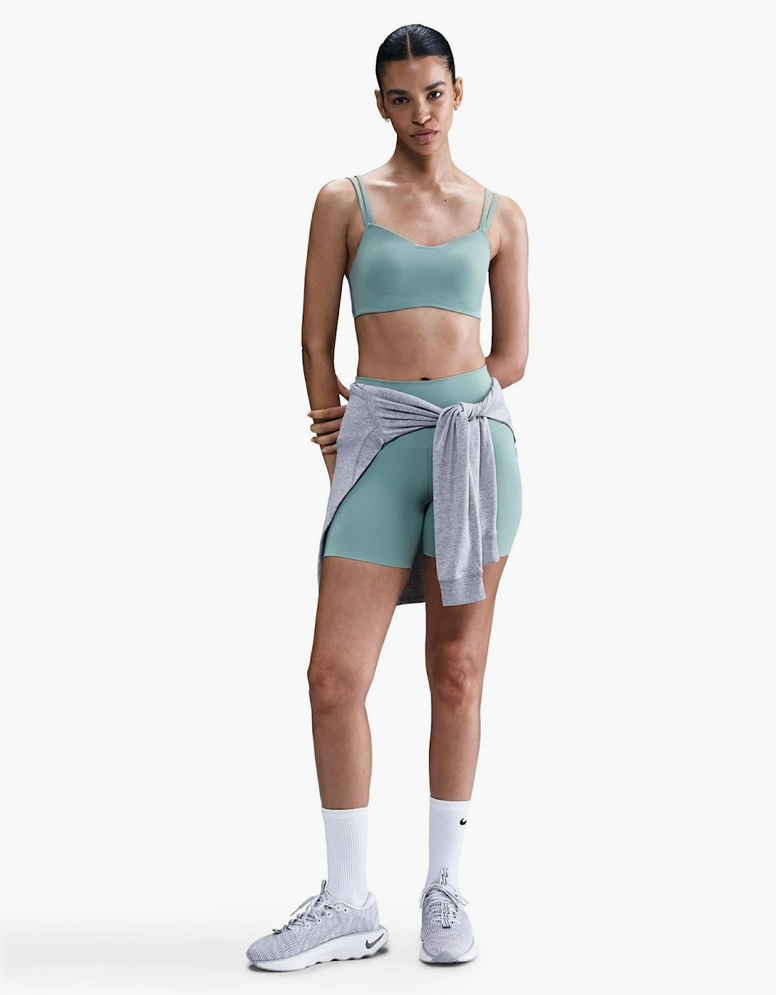 Alate Spaghetti Strap Cropped Bra
