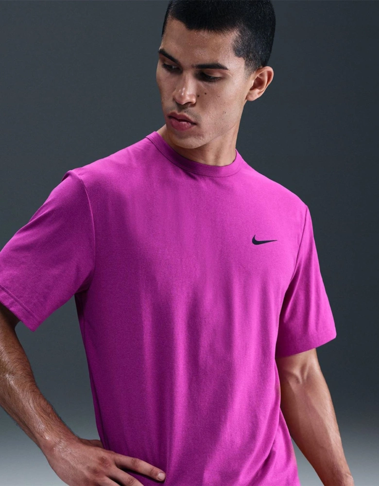 Mens Fit Uv Hyverse Short Sleeve Fitness Top