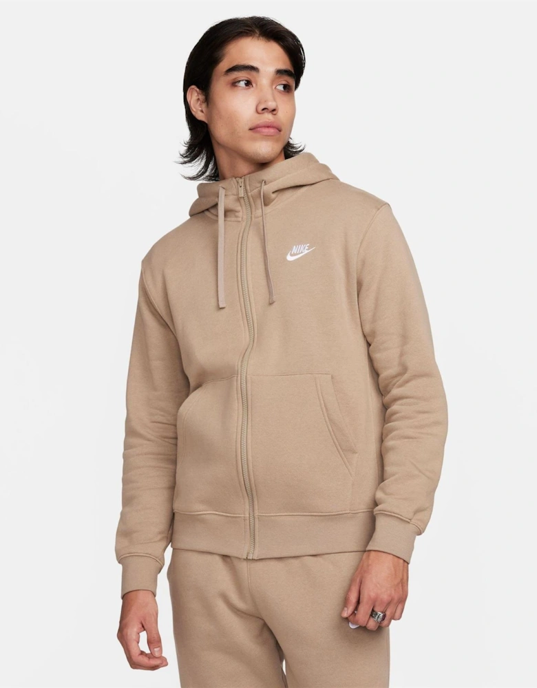 Mens Sportswear Club Fleece Full Zip Hoodie
