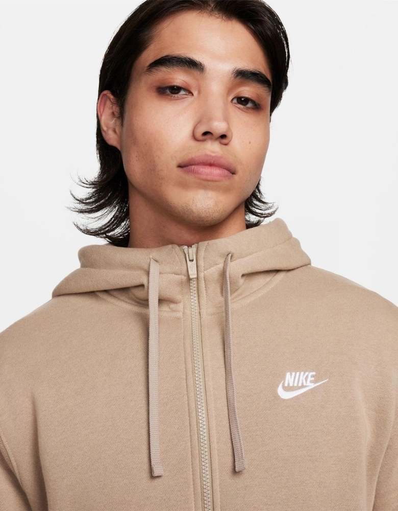 Mens Sportswear Club Fleece Full Zip Hoodie