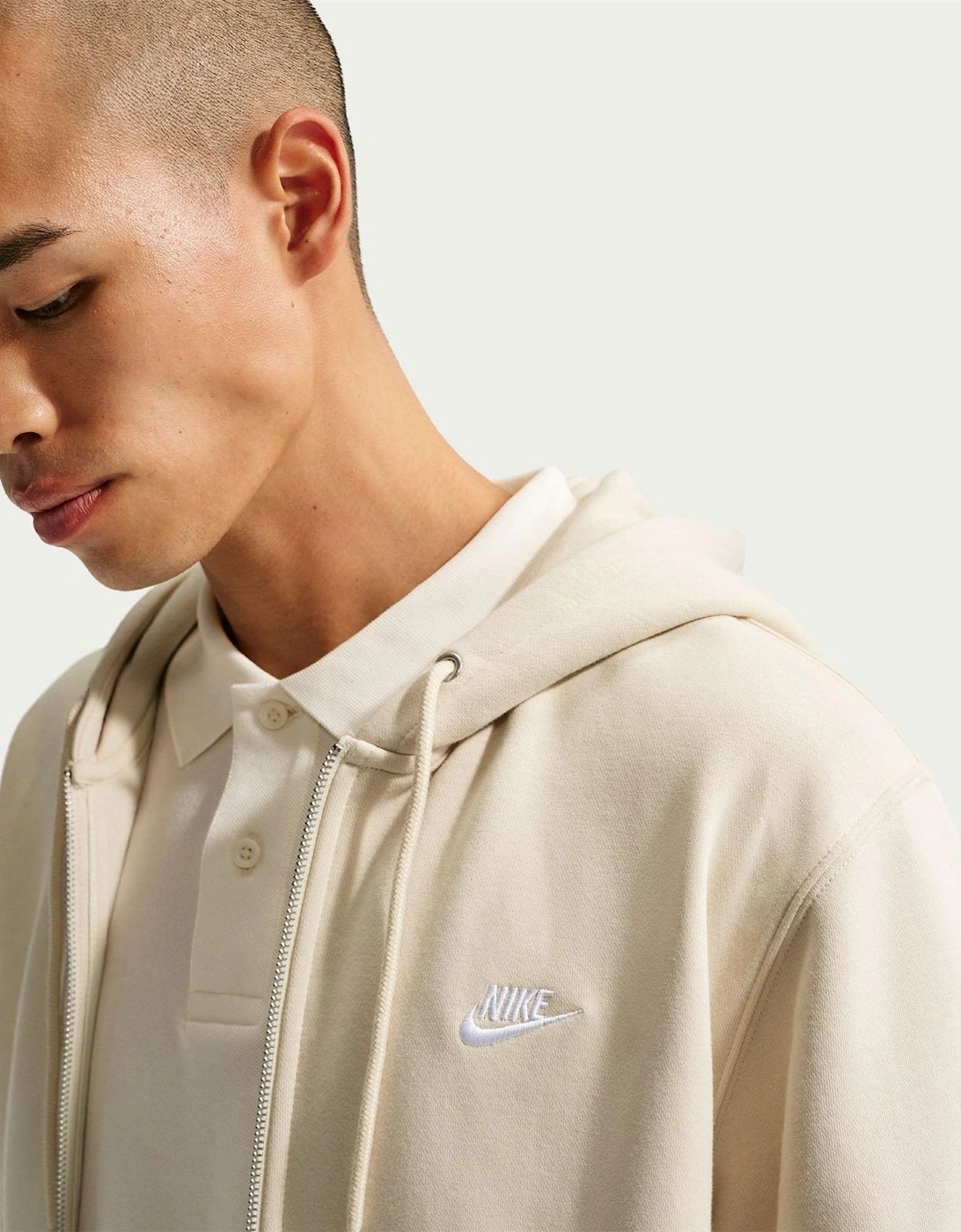 Mens Sportswear Club Fleece Full Zip Hoodie