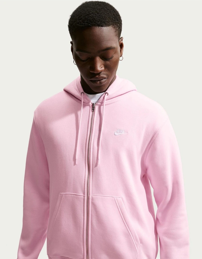 Mens Sportswear Club Fleece Full Zip Hoodie