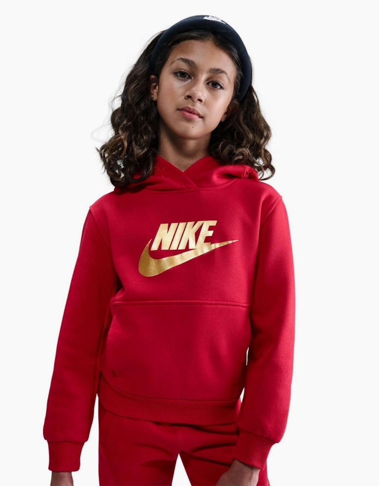 Text Graphic Hooded Neck Long Sleeve Sweatshirt