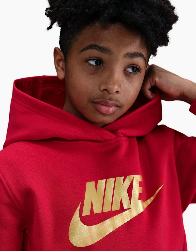 Text Graphic Hooded Neck Long Sleeve Sweatshirt