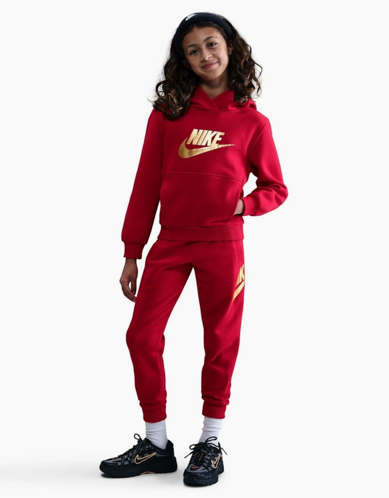Text Graphic Hooded Neck Long Sleeve Sweatshirt