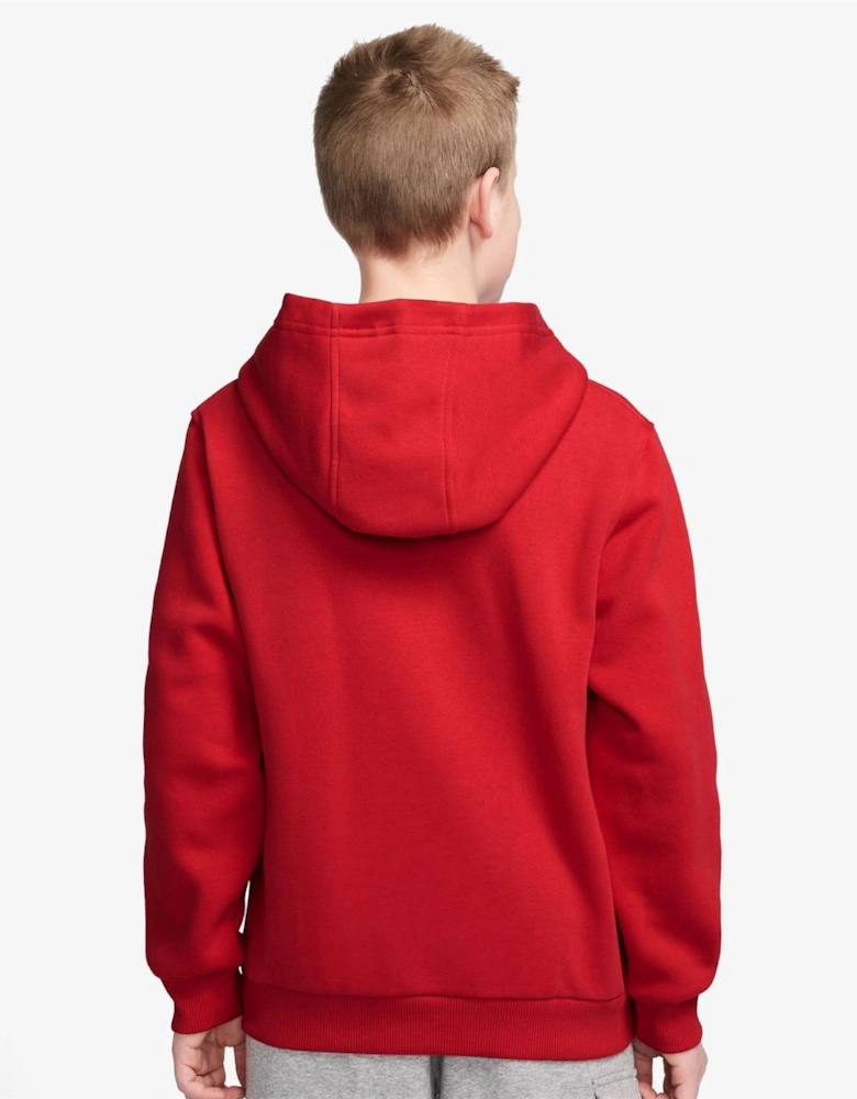 Text Graphic Hooded Neck Long Sleeve Sweatshirt