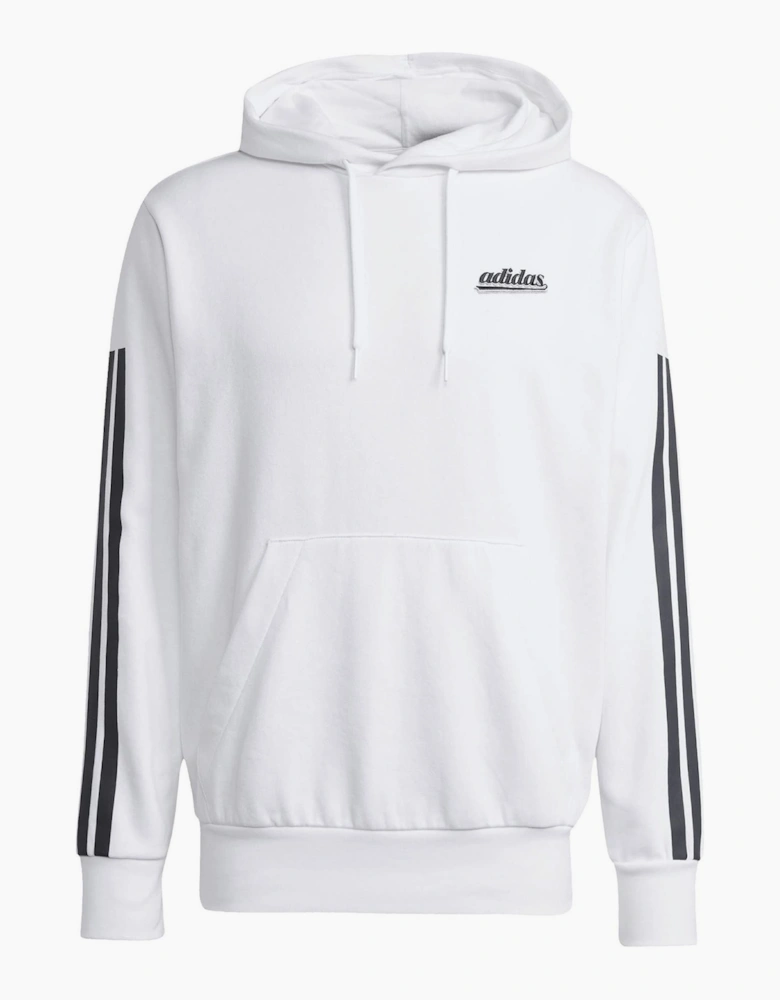 Script Wordmark Hooded Long Sleeve Sweatshirt