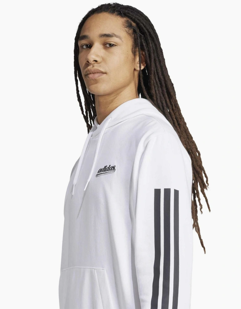 Script Wordmark Hooded Long Sleeve Sweatshirt