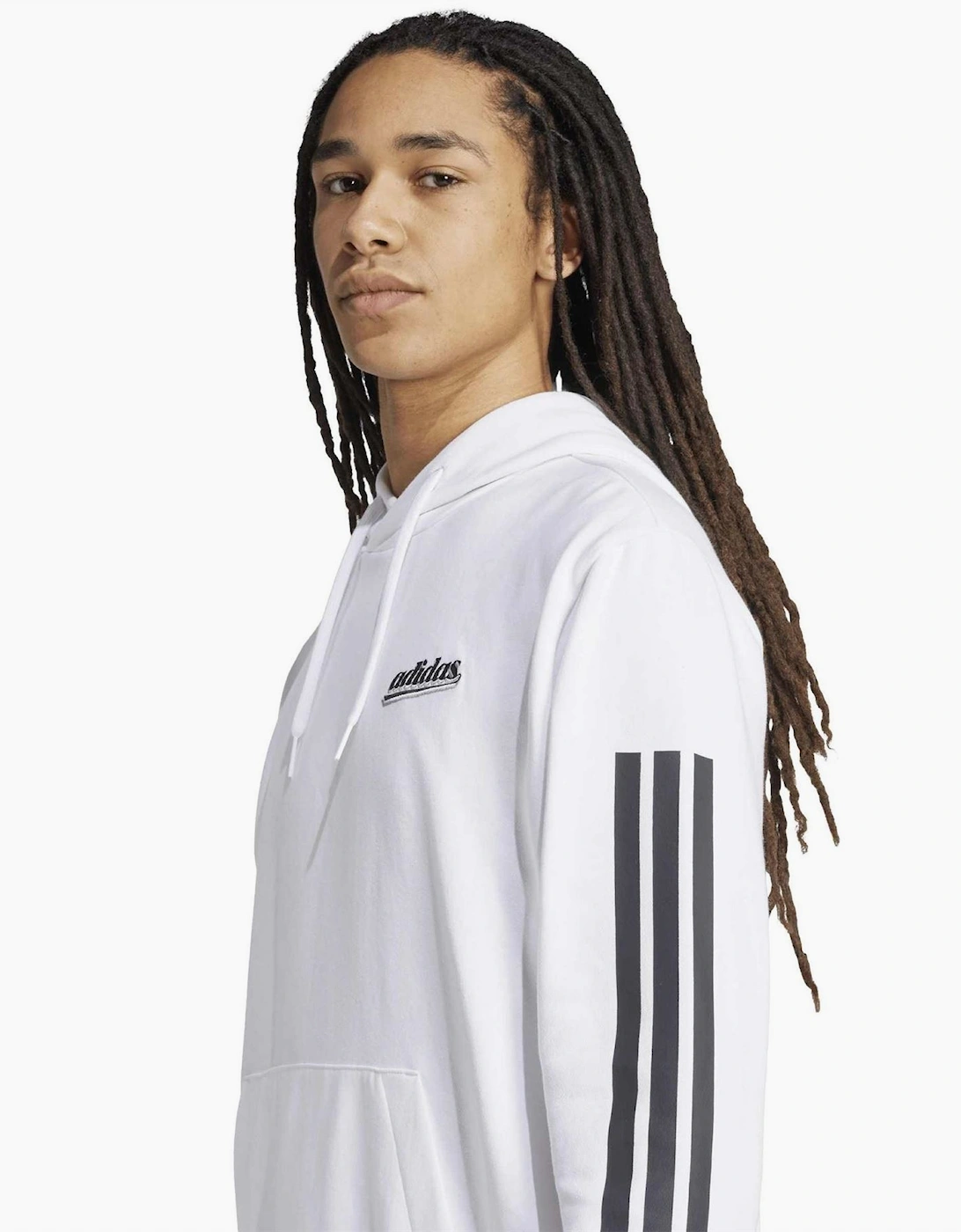 Script Wordmark Hooded Long Sleeve Sweatshirt