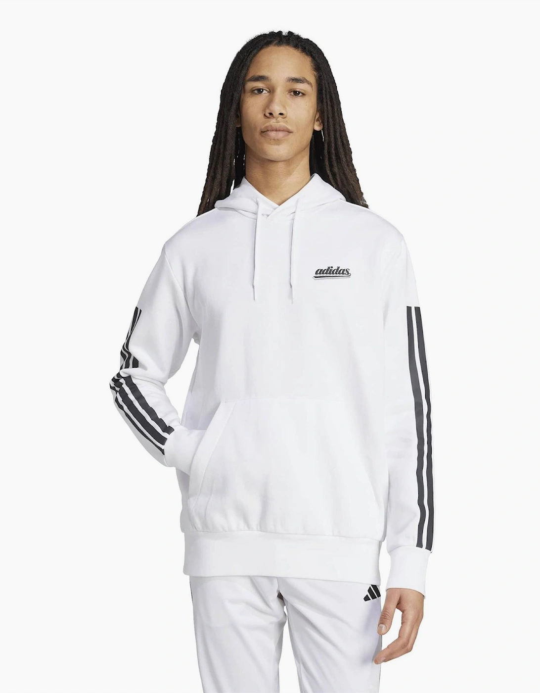 Script Wordmark Hooded Long Sleeve Sweatshirt