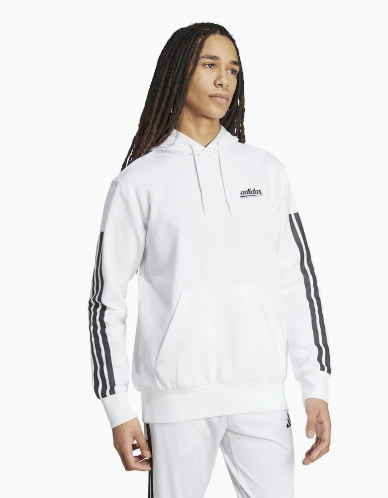 Script Wordmark Hooded Long Sleeve Sweatshirt