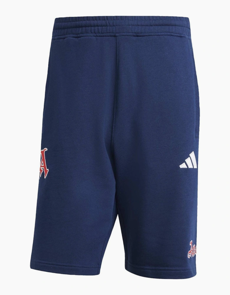 AFC US Logo Print Soccer Sweat Shorts