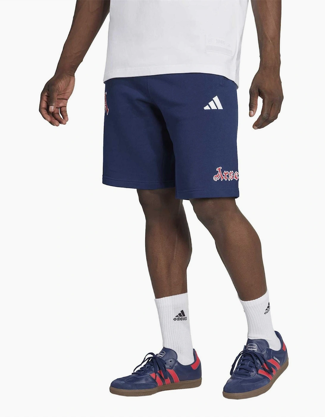 AFC US Logo Print Soccer Sweat Shorts