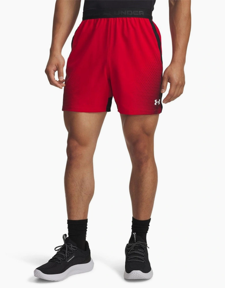 Gradient Print Bermuda Shorts with Elasticated Waistband